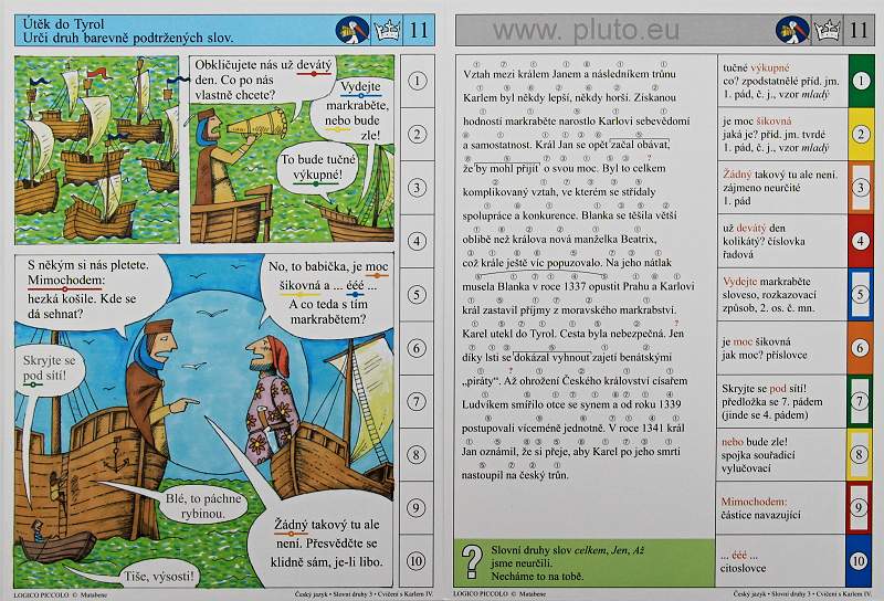 3 - Slovní druhy - Cvičení s Karlem IV.