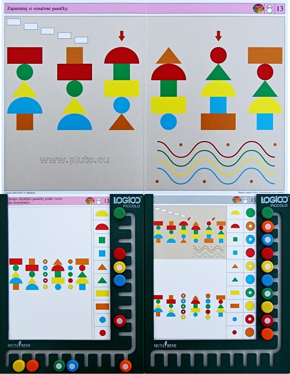 Geometrické tvary a panáčci